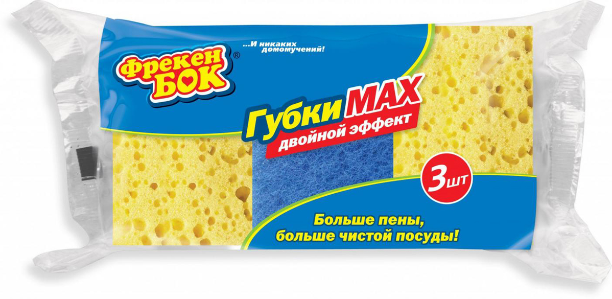 фото Губка кухонная Фрекен Бок Мax, 3 шт