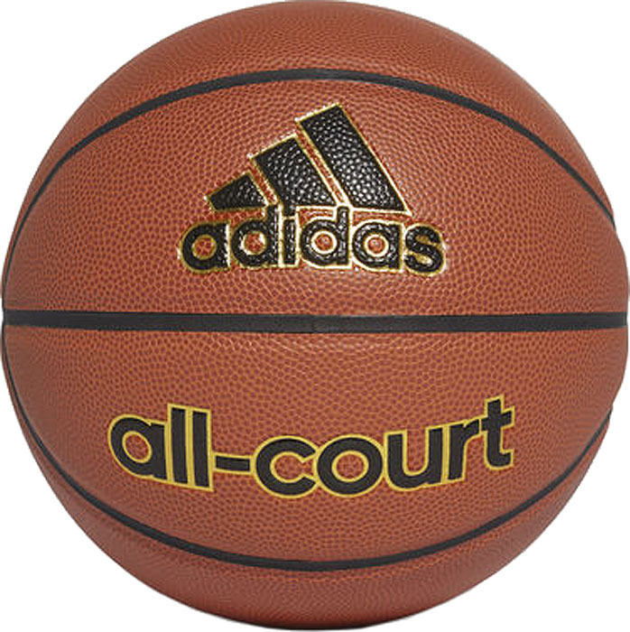 Мяч баскетбольный Adidas All Court, цвет: оранжевый, размер 6