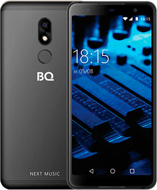 фото Смартфон BQ Next Music, 16 ГБ, черный Bq mobile
