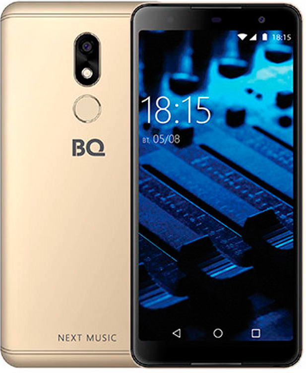 фото Смартфон BQ Mobile Next Music 2 / 16 GB, золотой