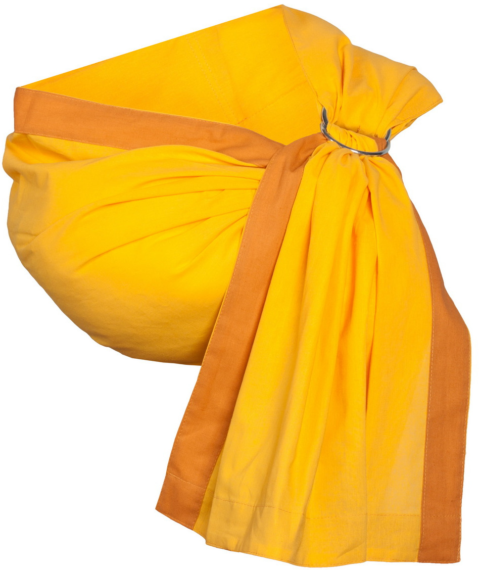 фото Слинг Чудо-чадо Слинг с кольцами Силуэт, СКТ05-000 желтый
