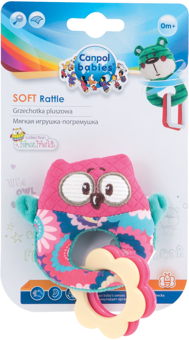 фото Canpol Babies Игрушка-погремушка Forest Friends Сова 250989025