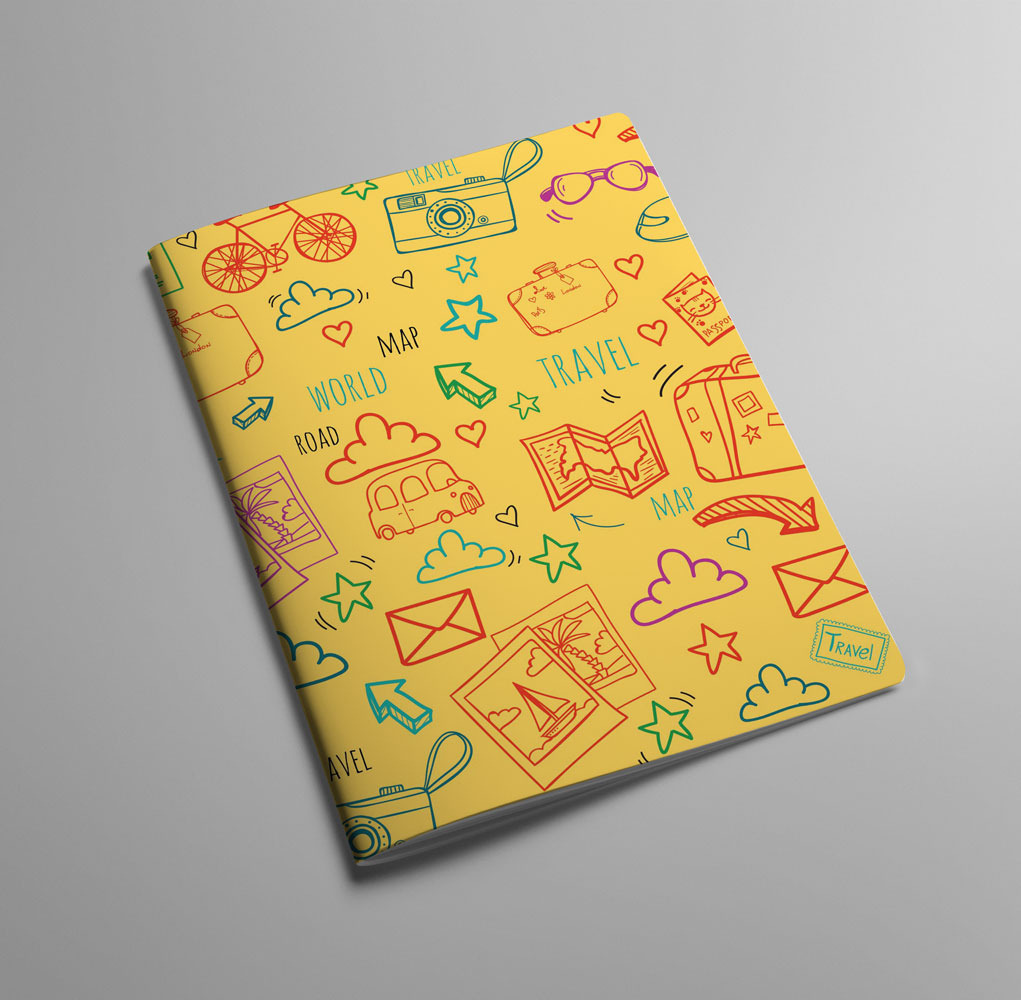 фото Обложка для паспорта Kawaii Factory Travel, цвет: желтый