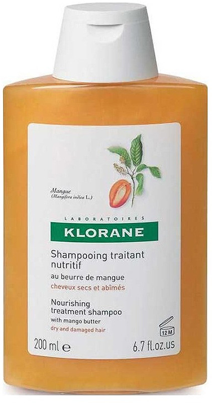 Шампунь с маслом манго Klorane, увлажняющий и питательный, 400 мл