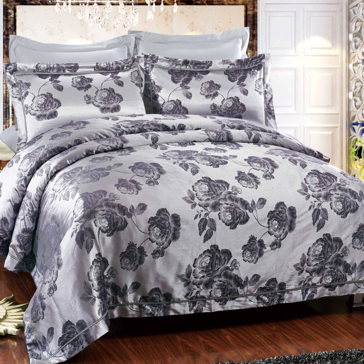 фото Комплект постельного белья Letto, евро, наволочки 50х70, 70х70, AJ24-6 Letto home textile