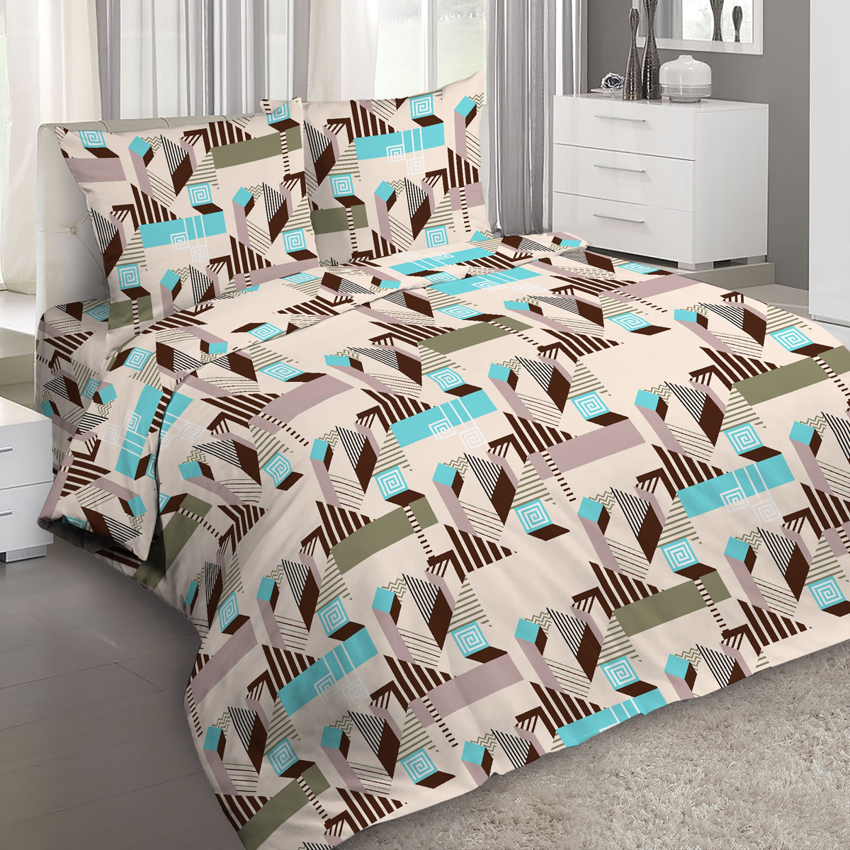 фото Комплект постельного белья Letto, 1,5-спальный, наволочки 70х70. B328-3 Letto home textile