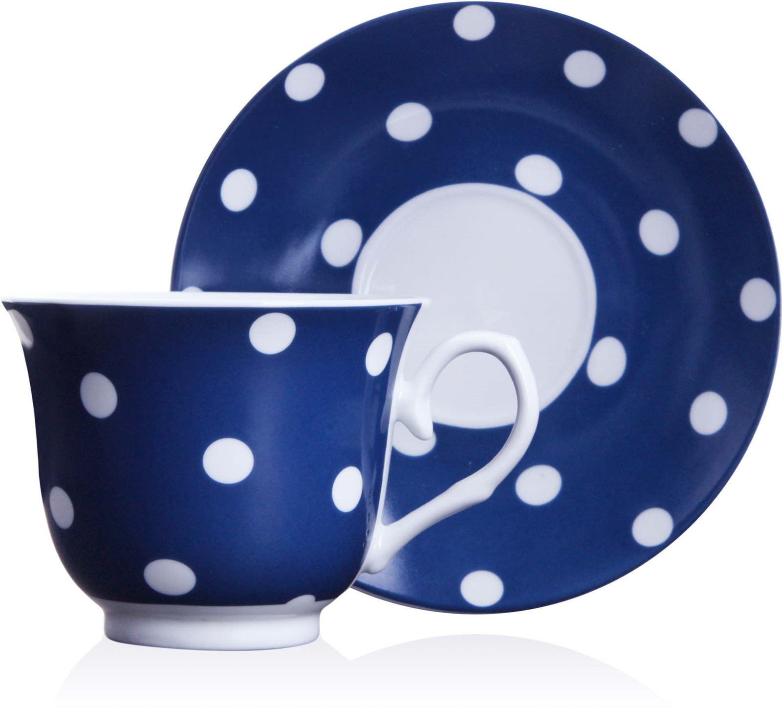 Чайная пара Loraine, цвет: белый, синий, 2 предмета. у4172 Фарфор .