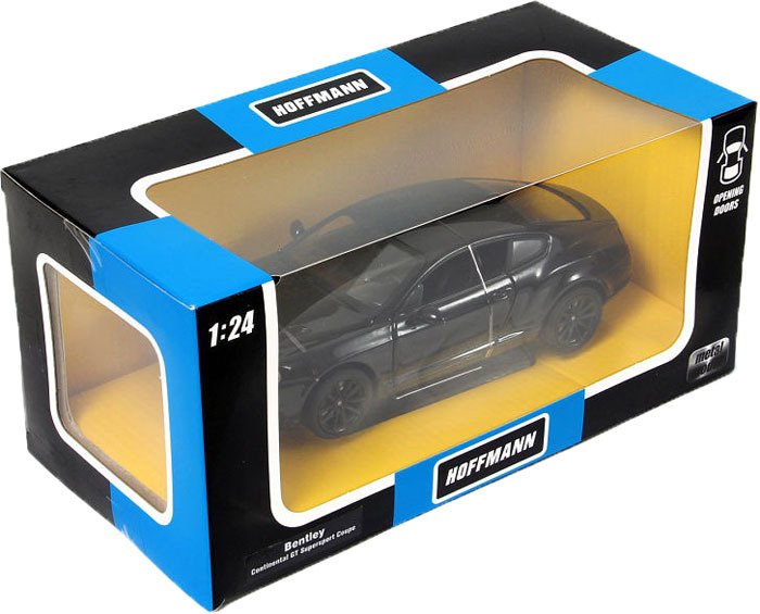 фото Машинка Hoffmann Bentley Continental GT Supersport, цвет: черный, масштаб 1:24