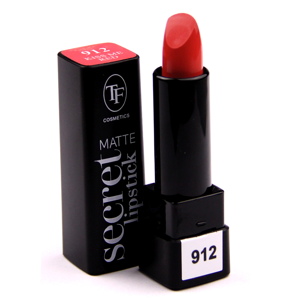 фото Губная матовая помада TF Matte Secret, тон 912 "Kiss me red" Tf 1