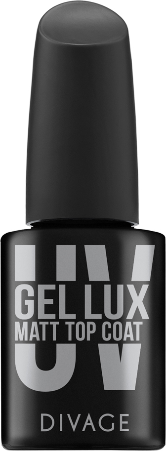 Лак для ногтей Divage Uv Gel Lux, Топ-покрытие uv gel lux matt