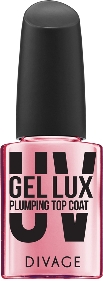Лак для ногтей Divage Uv Gel Lux, Топ-покрытие uv gel lux plumping