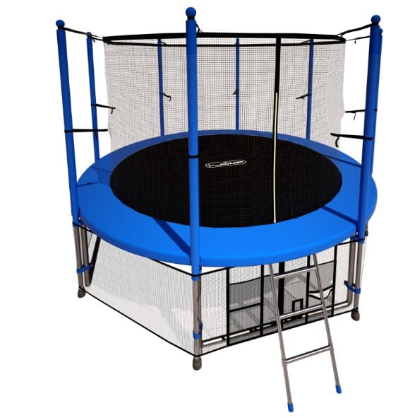 фото Батут i-JUMP 10ft 3,06 м с нижней сетью и лестницей