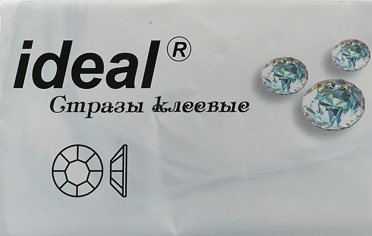 фото Стразы Ideal, термоклеевые, цвет: кристалл, 6 х 6 мм, 100 шт. HTF-5.4/6.6