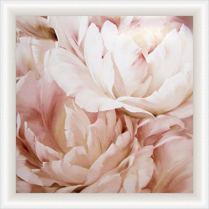 фото Картина Dekart "Розовые пионы 1", 34,5 х 34,5 х 2 см