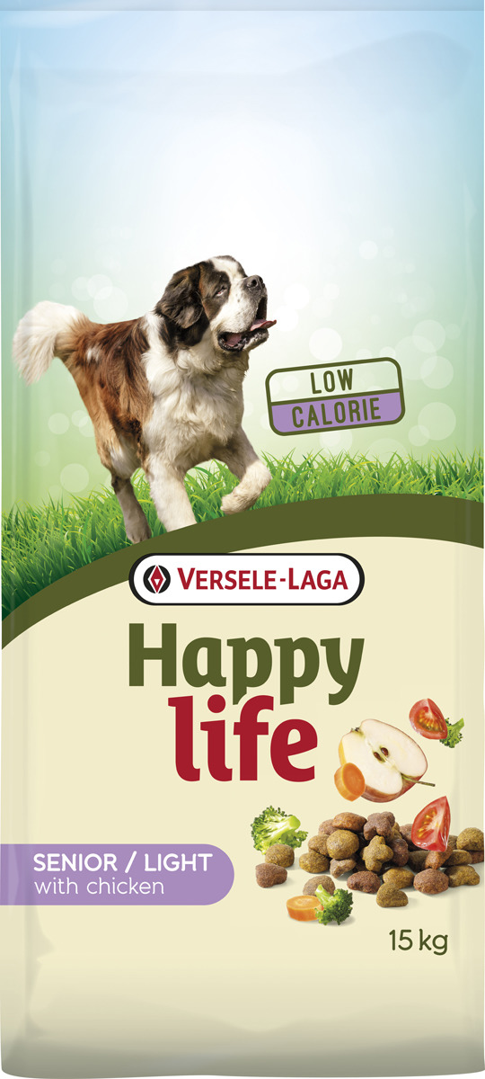 фото Корм сухой Versele-Laga Happy Life, для пожилых собак, с курицей, 15 кг