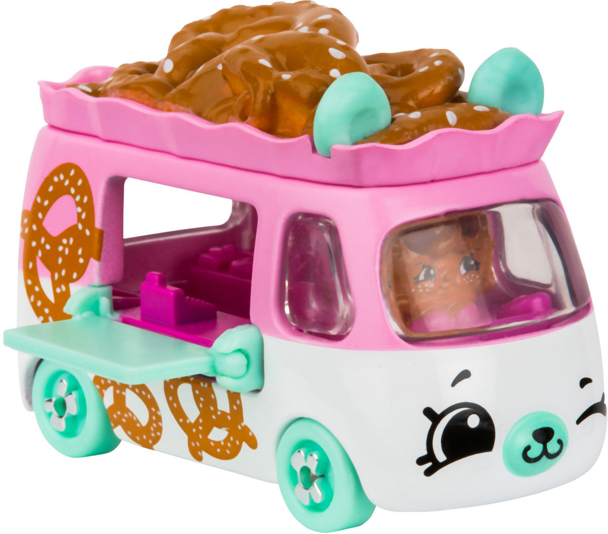 фото Машинка Cutie Cars Pretzel Express с фигуркой Shopkins, 3 сезон