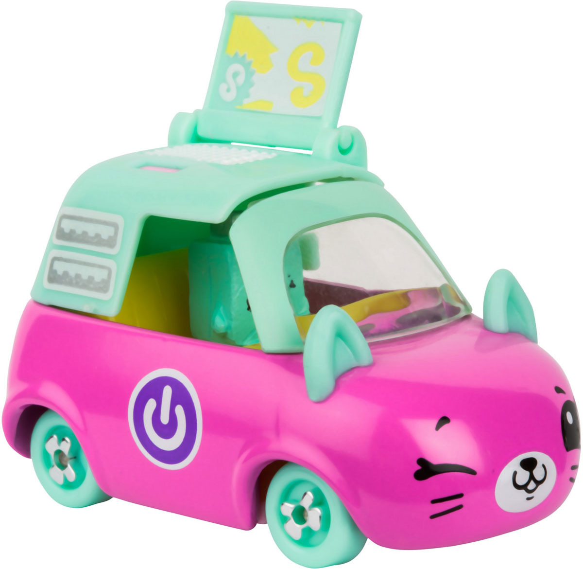 фото Машинка Cutie Cars Laptop Limo с фигуркой Shopkins, 3 сезон