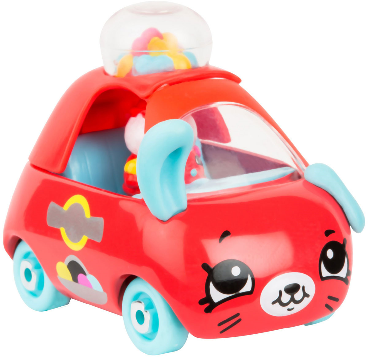фото Машинка Cutie Cars Gumball Go-Cart с фигуркой Shopkins, 3 сезон