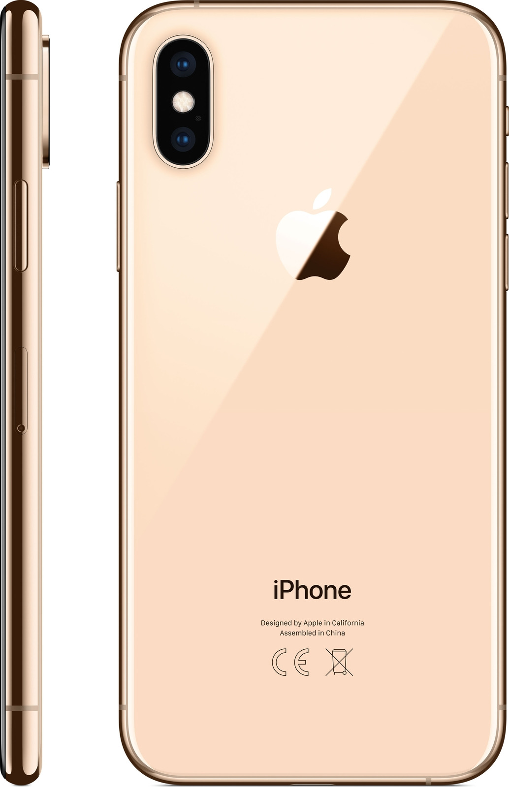фото Смартфон Apple iPhone XS, 64 ГБ, золотой