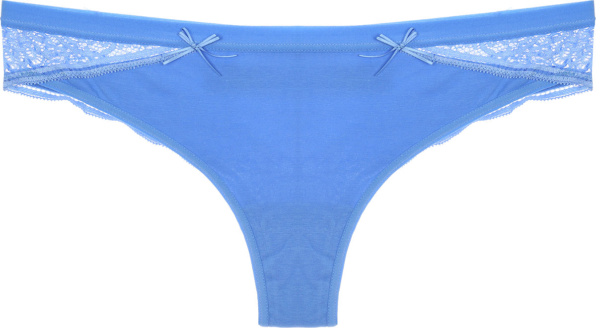 Трусы-бразильяна женские Lui et Elle Eva, цвет: голубой. EC0420_Bleu Royal. Размер 44/46