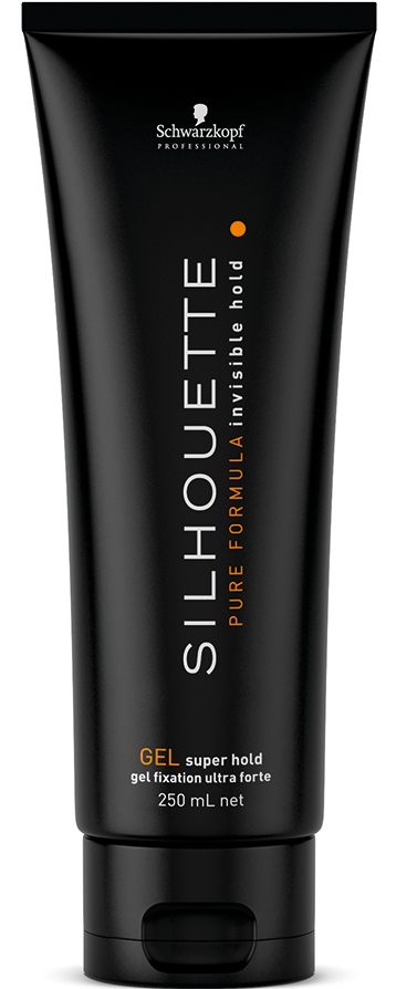 Schwarzkopf Professional Гель для волос Silhouette Pure Formula Invisiblehold, сверхсильной фиксации, 250 мл