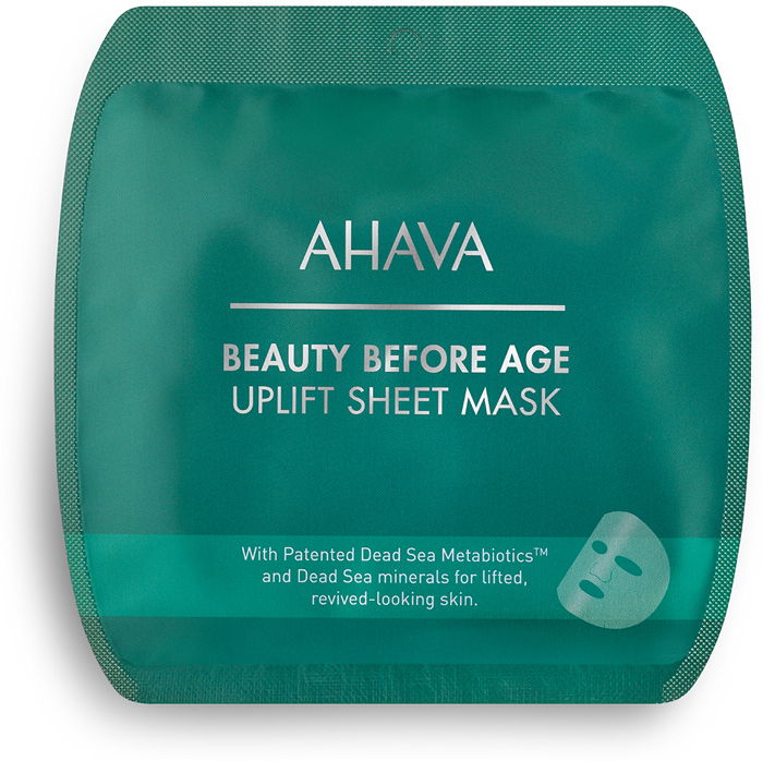 фото Тканевая маска для лица Ahava Beauty Before Age, с подтягивающим эффектом