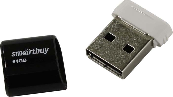 фото USB флеш-накопитель Smartbuy Lara 64GB, Black