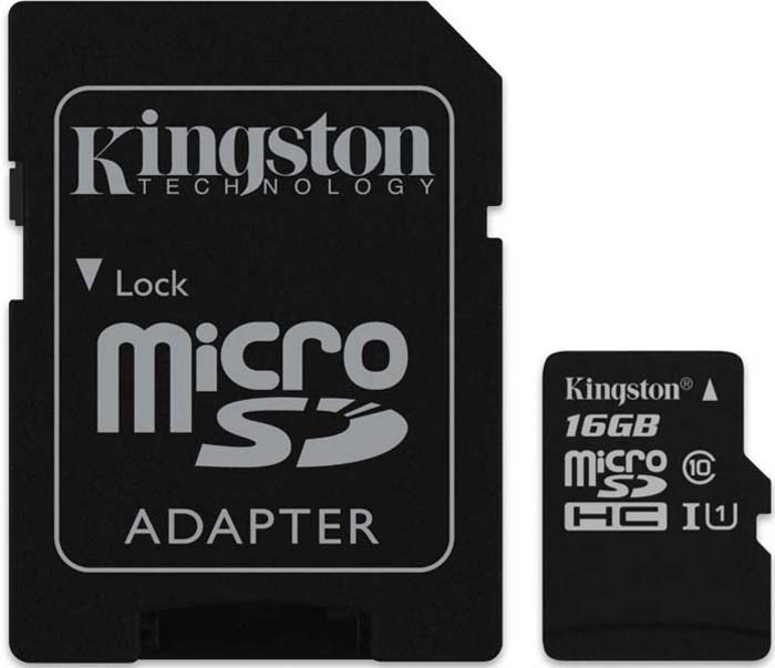 фото Карта памяти Kingston micro SDHC Class10 UHS-I Industrial 16GB, с адаптером