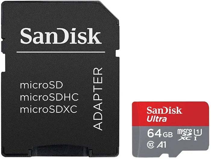 фото Карта памяти Sandisk microSDXC Class10 UHS-1 Ultra Android 64GB, с адаптером