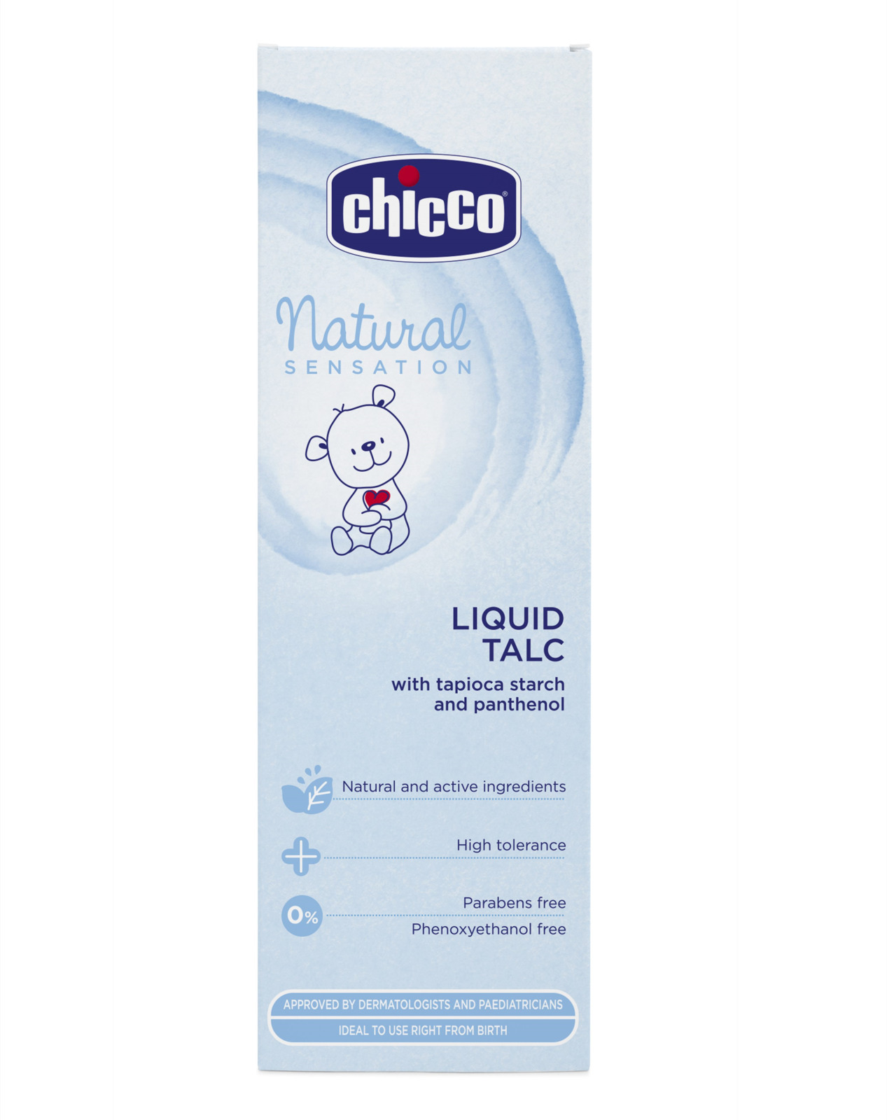 фото Жидкий тальк Chicco NaturalSensation, 100 мл