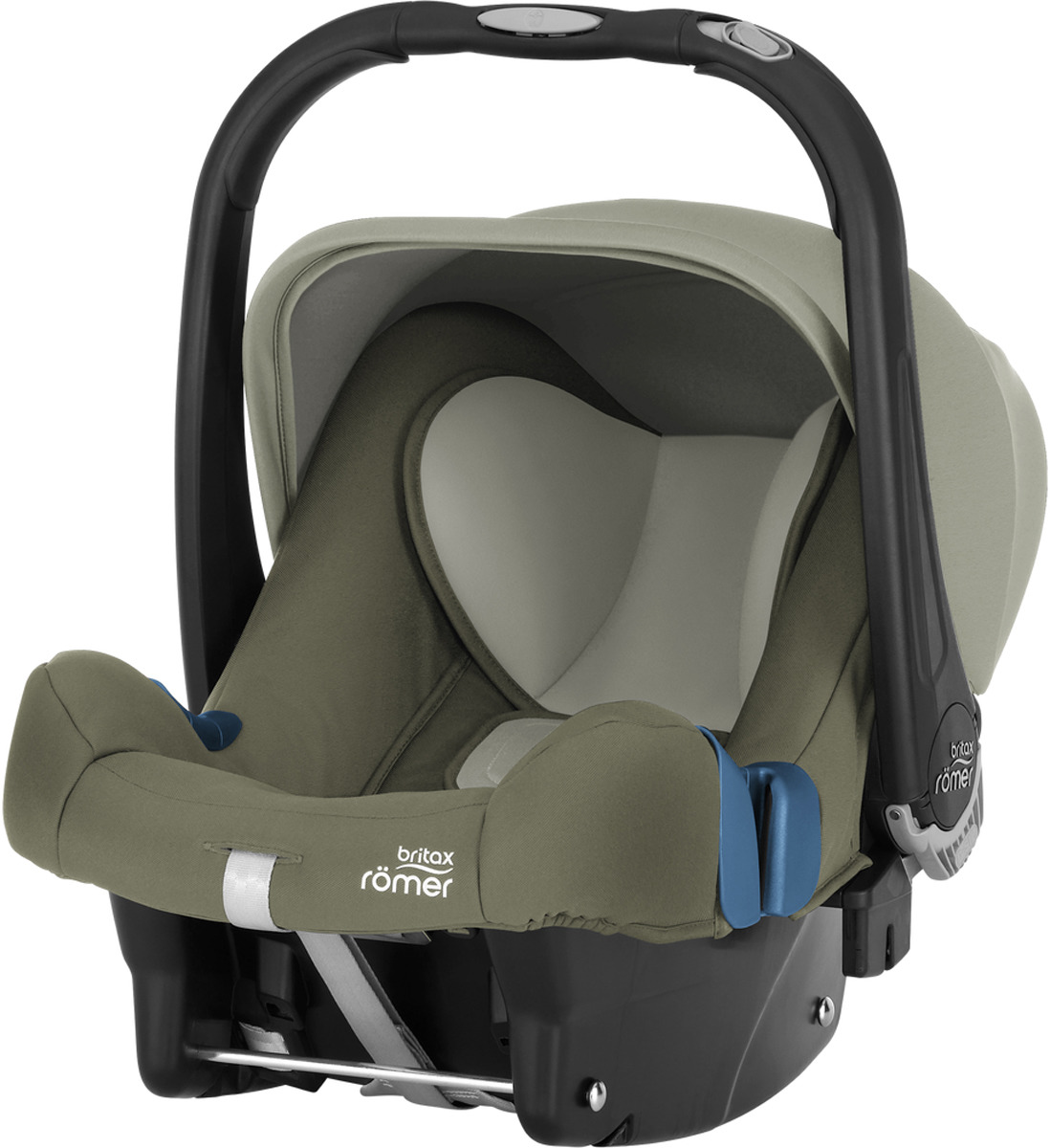 фото Автокресло детское Britax Roemer Baby-Safe Plus SHR II Olive Green Trendline от 0 до 13 кг, 2000025659, оливковый