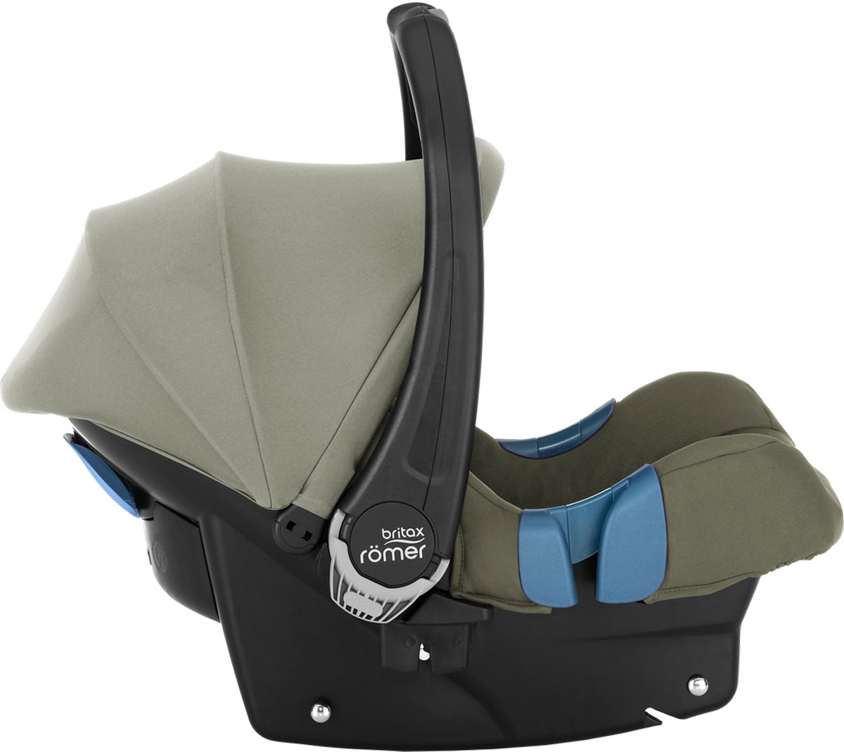 фото Автокресло детское Britax Roemer Baby-Safe Plus SHR II Olive Green Trendline от 0 до 13 кг, 2000025659, оливковый