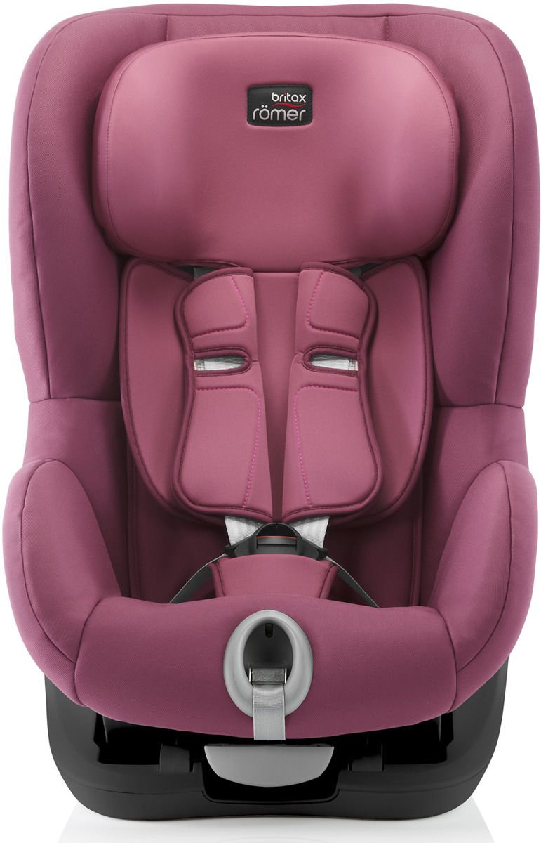 фото Автокресло детское Britax Roemer King II Black Series Wine Rose Trendline от 9 до 18 кг, 2000027561, розовый