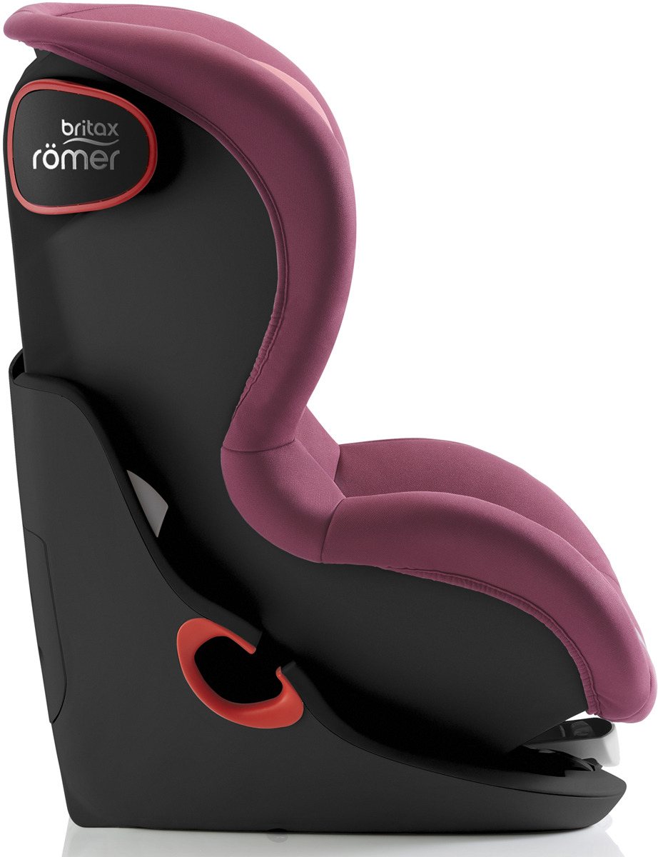 фото Автокресло детское Britax Roemer King II Black Series Wine Rose Trendline от 9 до 18 кг, 2000027561, розовый