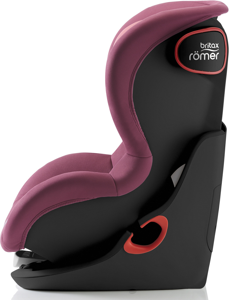 фото Автокресло детское Britax Roemer King II Black Series Wine Rose Trendline от 9 до 18 кг, 2000027561, розовый