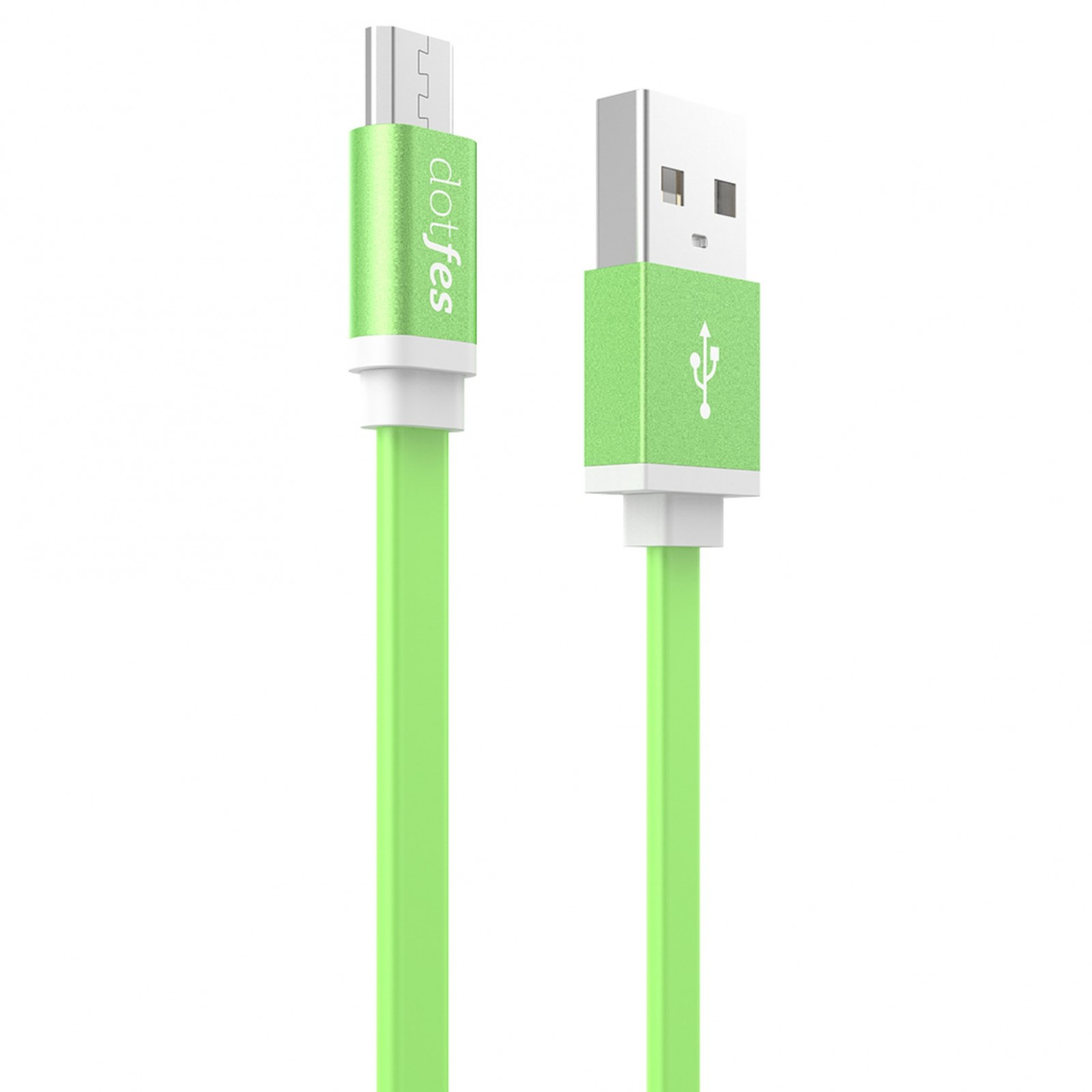 фото USB кабель micro Dotfes A05M (1m), green