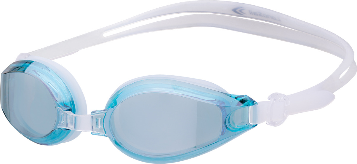 Очки для плавания Longsail Ocean Mirror, цвет: бирюзовый, белый. L011229