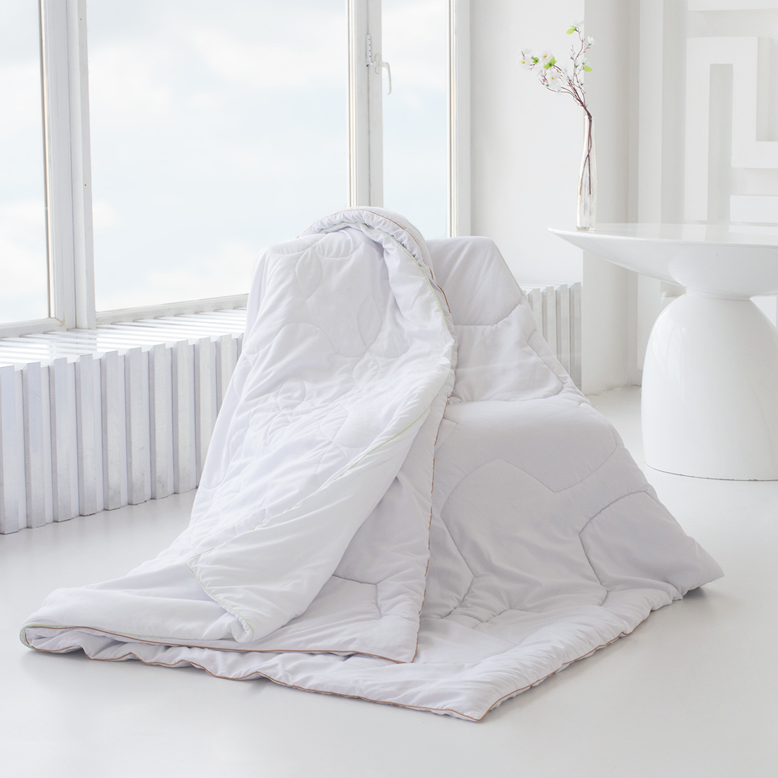 фото Комплект одеял Sleep iX, на магнитах 3 в 1, цвет: белый, 175х205 см