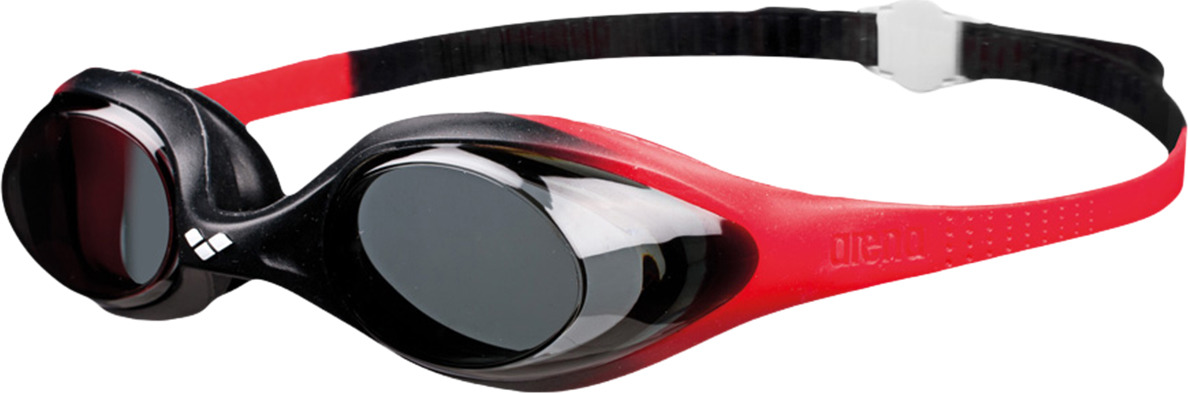 Очки для плавания детские Arena Spider Jr, цвет: красный, черный, дымчатый. 92338 54