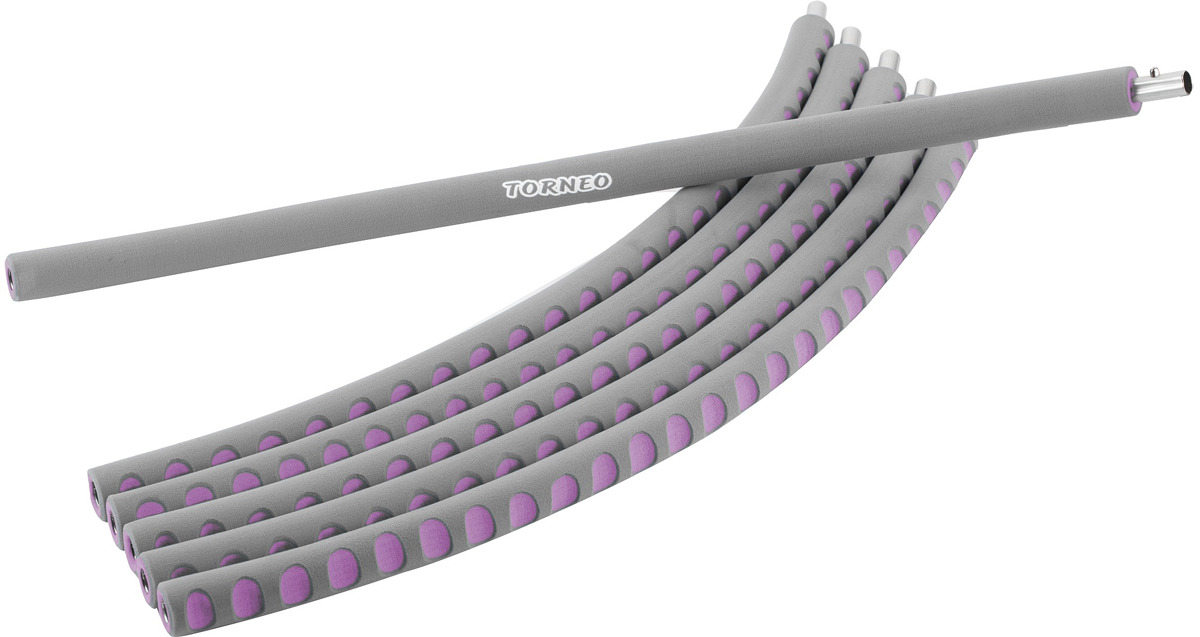 фото Обруч для фитнеса Torneo, цвет: серый