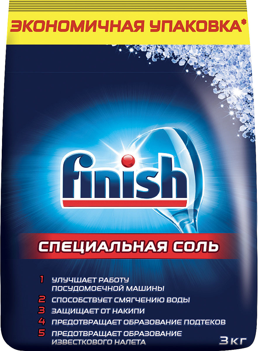 фото Соль для посудомоечных машин Finish, 3 кг