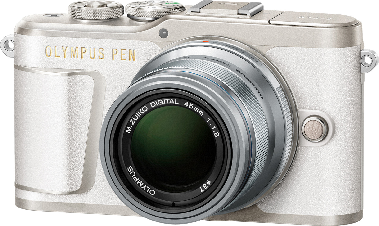 фото Беззеркальный фотоаппарат Olympus E-PL9, White + объектив 45 мм F1.8