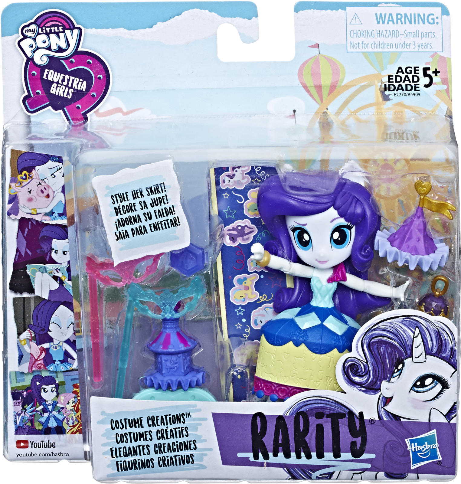 фото My Little Pony Equestria Girls Мини-кукла Rarity Costume Creations