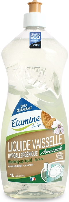 фото Гель для мытья посуды Etamine du lys "Миндаль", экологичное, 1 л