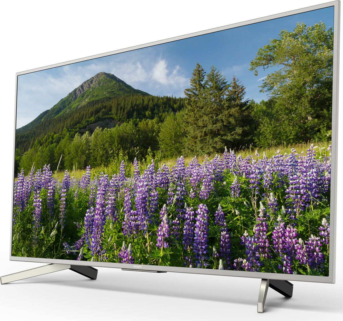 фото Телевизор Sony KD-49XF7077SR2 49", серебристый