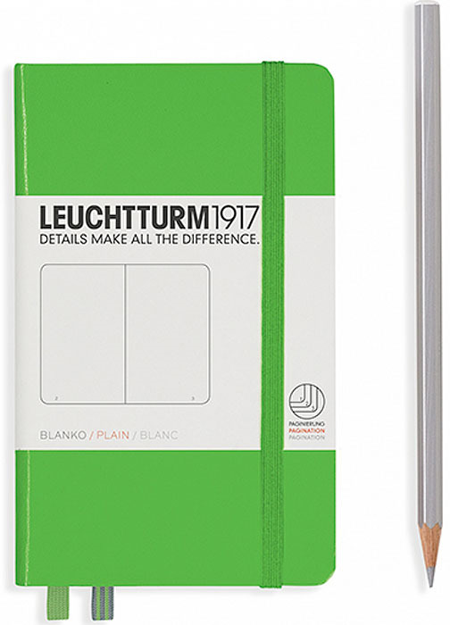 фото Записная книжка Leuchtturm, цвет: светло-зеленый, 92 листов