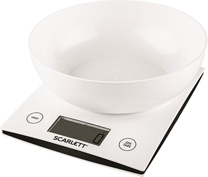 Кухонные весы Scarlett SC-KS57B10, цвет: белый Кухонные весы Scarlett SC-KS57B10, цвет: белый