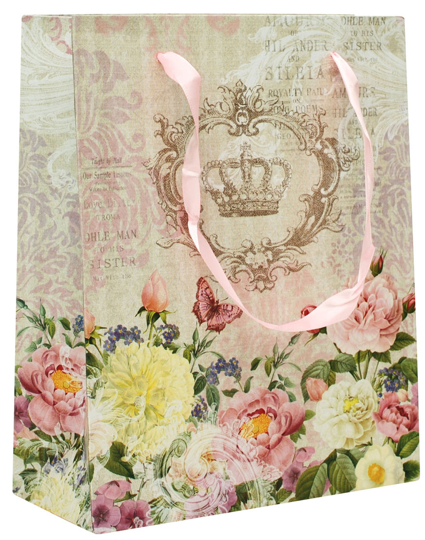 фото Пакет подарочный Perfect Craft "Розовый сад", 19,6 х 24,5 х 8,8 см