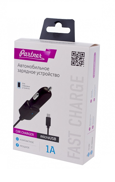 фото Зарядное устройство Partner microUSB, 1А