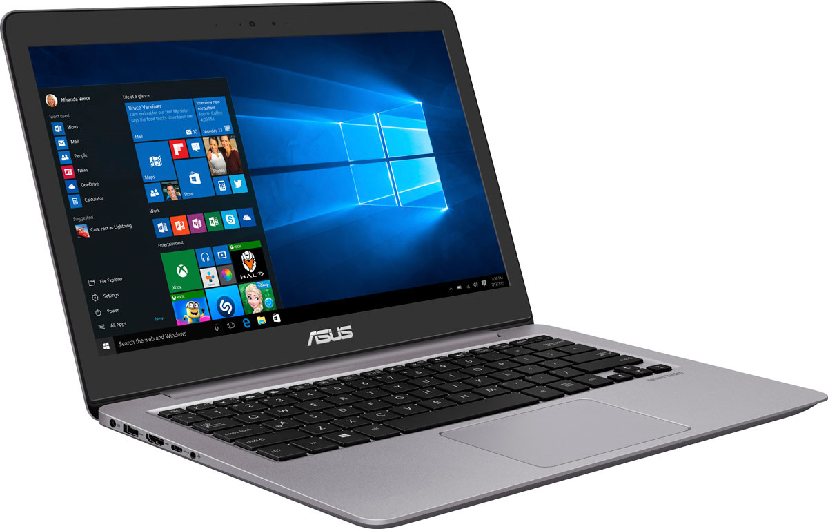 фото Ноутбук ASUS ZenBook U310UA, 90NB0CJ1-M17870, 13.3", серый